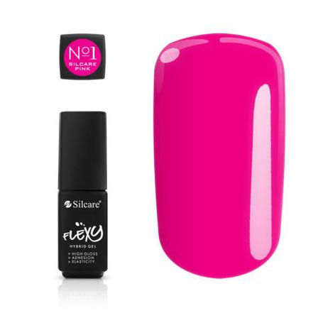 Silcare - Flexy - Hybrid Gel - Color: Pink No. 1 - 4,5 Gram Rosa