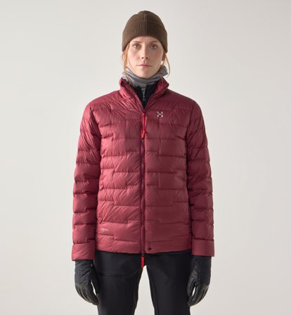 Haglöfs ROC Flash Down Jacket Women Carmine Red - Naiset - S