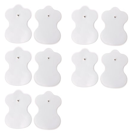 10 st Självhäftande Elektrodplattor Plåster Tens Akupunktur Digital Terapi Ny