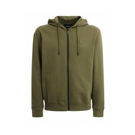 Guess Hooded sweatshirt with Sweatshirt Zip E22Gu63 U1Ya03K9V31 Grøn, Herre Trøjer