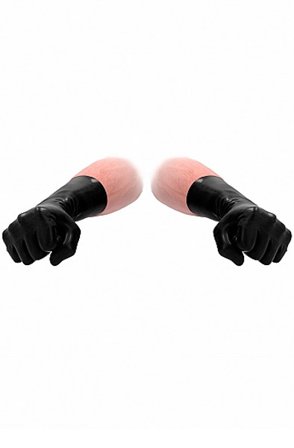 Kjøp Fist It Latex Short Gloves Black - Fisting hansker | God pris