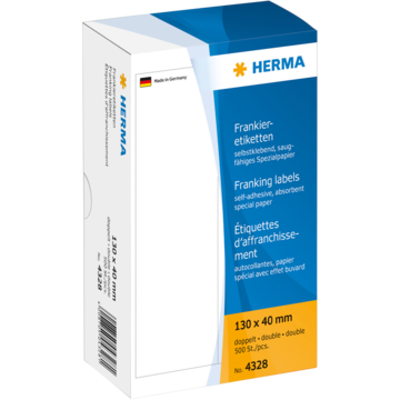 Frankeringsetiketter Herma 130
