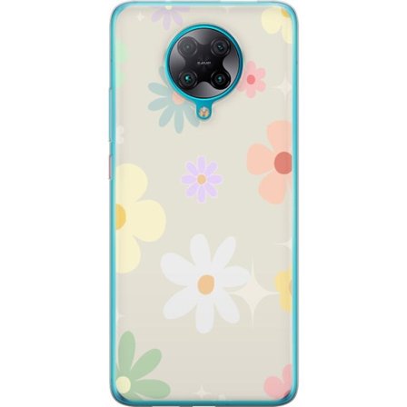 Mobilskal till Xiaomi Poco F2 Pro med fejdande blommor