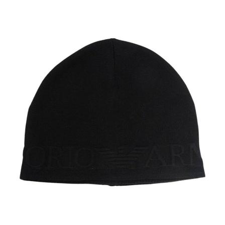Emporio Armani Beanies Sort, Herre Accessories