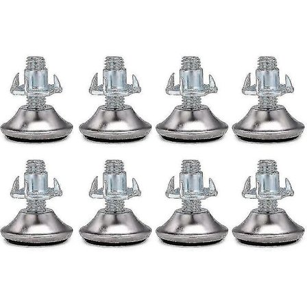 Pieces M8 X 30mm Justerbara Möbelfötter, Höjdjusterbara Kraftiga