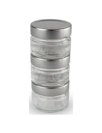 Peugeot Sæt Med 3 Maestro Glas - Silver - 13 CM