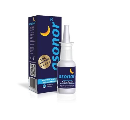 Asonor Snorkemiddel 30 ml, Medicin & Pleje, Medicin & Pleje, Snorken