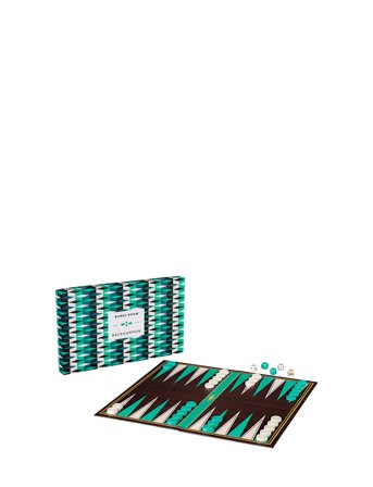 Backgammon Patterned Games Room