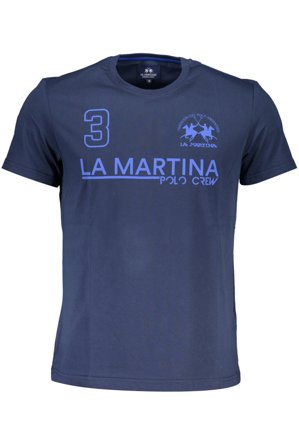La Martina T-shirt Maniche Lunghe Uomo Blu