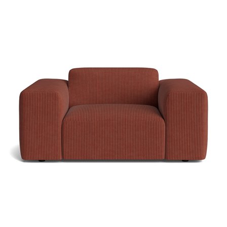 Soma Sessel Lincoln Kupfer Cord-Optik, gemütlicher Polstersessel mit Nozag-Federung und weicher Polsterung, Breite 75cm für Ihr Wohnzimmer.