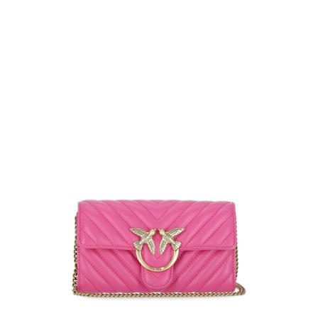Pinko Shoulder Bags Pink, Dame Skuldertasker, Størrelse: ONE Size