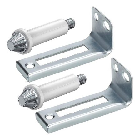 Foldedør Beslag Opgraderet Foldedørsskab Dør Beslag Reparationsdel Bi-Fold Dør Bund Pivotter og Støtte Metalplade