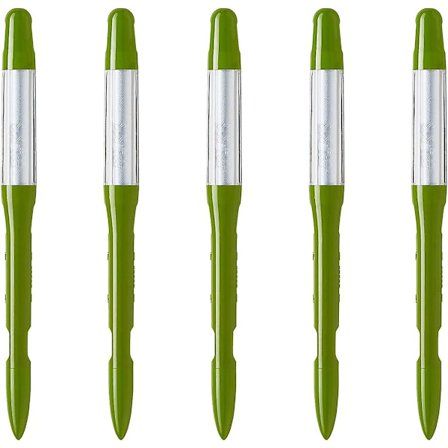 Hgbd-sustee Aquameter, Sæt med 5, Jordfugtighedssensor til planter (grøn, lille) - Grønt sæt med 5