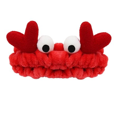 Krabbe Med Øjne Pandebånd Hårbånd RØD