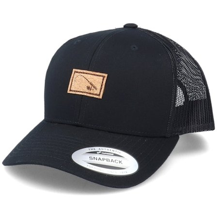 Hunter - Černá trucker Kšiltovka - Bent Rod Patch Black Trucker @ Hatstore