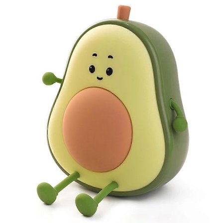 Köp Avocado Nattlampa USB Uppladdningsbara Lampor 3 Ljusstyrkor Dimbar Nattlampa för Barnrum