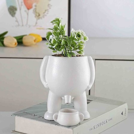 Simuleret Plante Pisse Pot Plantepot Ornament Genanvendeligt Skrivebords Plante Display Pot Til Stue Hjem -GSLBY