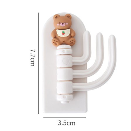 Sanrio Ingen stansekrog Roterbar vægmonteret opbevaringsstativ Kur