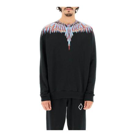 Marcelo Burlon Wings sweatshirt Sort, Herre Sweatshirts