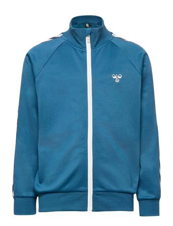 Hmlkick Zip Jacket Sweatshirt Trøje Blå Hummel