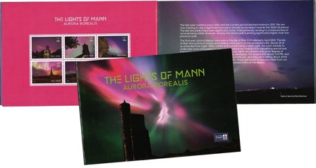 Isle of Man - Aurora Borealis - Postfrisk prestigehæfte