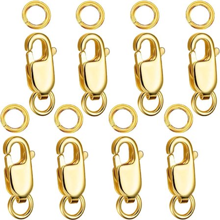 Gull Lobster Claw lås Hummer Claw lås smykker armbånd