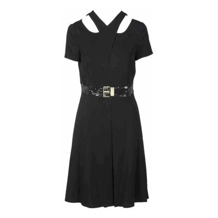 Emporio Armani Midi Kjole Sort, Dame