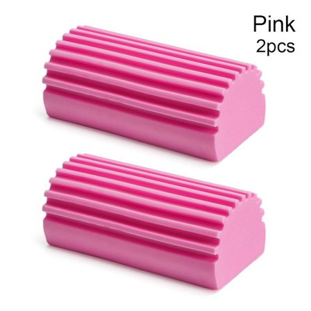 Magiska dammrengöringssvampar Damp Clean Duster Sponge ROSA 2 - spot försäljning