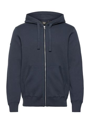 Studios Essential Cttn Ziphood Navy Superdry