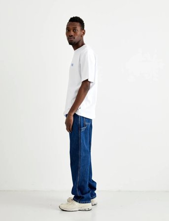 Woodbird Wbbaine Fish Tee - White - M