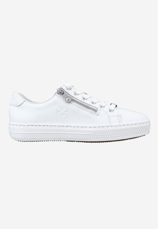 Rieker - Sneakers i læder i hvid til damer i størrelse 40 - Cellbes
