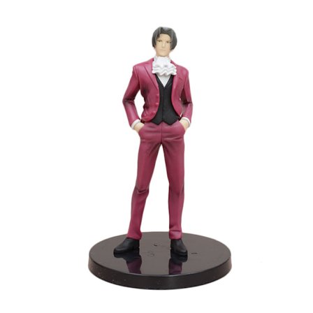 Aces Attorneys Miles Edgeworths Anime Figur Legetøj Samlerobjekt Model Statue Legetøj PVC Figurer Skrivebords Ornamenter Fans Samlerobjekt Model