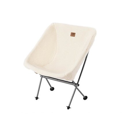 Månestoltrekk Utendørs Vinter Camping Bærbar Komfort Kasjmir Lamm Varm Stoltrekk Vanlig