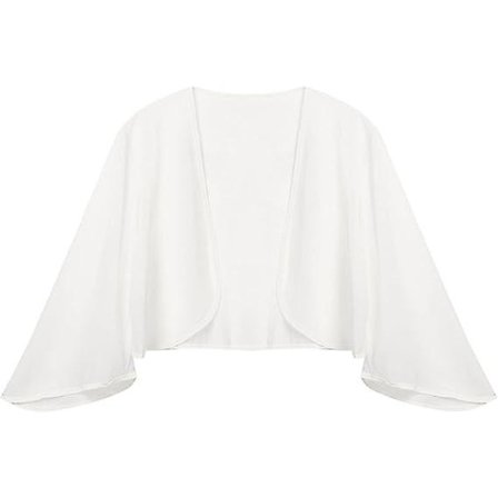 Dam Sjal Bröllopsfest Chiffong Cape Ceremoni Cocktail Kofta Scarf Stola