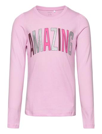 Nkfruia Ls Top Camp T-shirts Long-sleeved T-shirts Rosa Name It