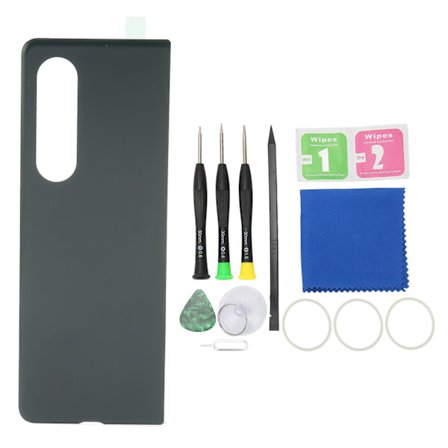 Puhelimen takalasin kansi Helppo asennus Vaihdettava takalasi Korjaustyökaluilla Samsung Galaxy Z Fold 3 SM F926 Vihreä