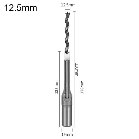Firkantet hulsbor træbearbejdningsværktøj 12,5MM