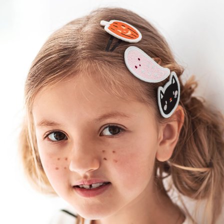 Halloween Hårklemmer Mix