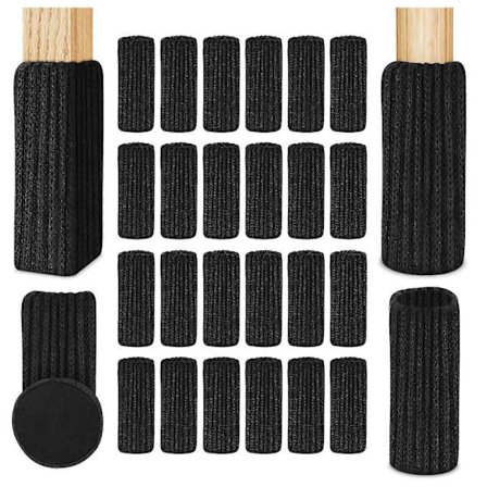 Tuolin sukat, tuolin jalkojen sukat huopapehmusteilla, liukumattomat tuolin jalkojen sukat, erittäin joustavat lattiasuojat huonekalujen suojukset [DB