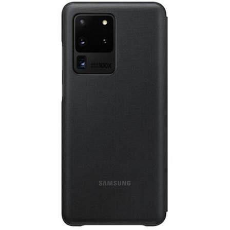 LED View-fodral S20 Ultra Svart
