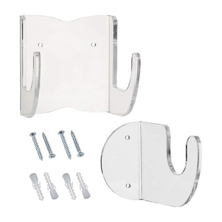 Kitara seinäteline, ensiluokkainen akryylikitarateline ruuveilla, naarmuuntumaton kitara seinäteline