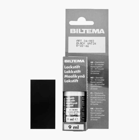 Lackstift satin svart 9 ml - Biltema