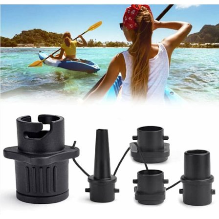 Oppustelig båd SUP pumpe adapter kite/Boston luft pumpe og ventil konverter standard konventionel luft pumpe ventil adapter