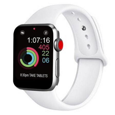 Sport Watch Band kompatibel med Watch 38-40mm Mjukt silikonersättningsband Sportrem kompatibel med iWatch Series 5/4/3/2/1, S/M, M/L