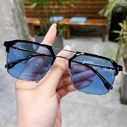 Anti-blåljusglasögon överdimensionerade glasögon