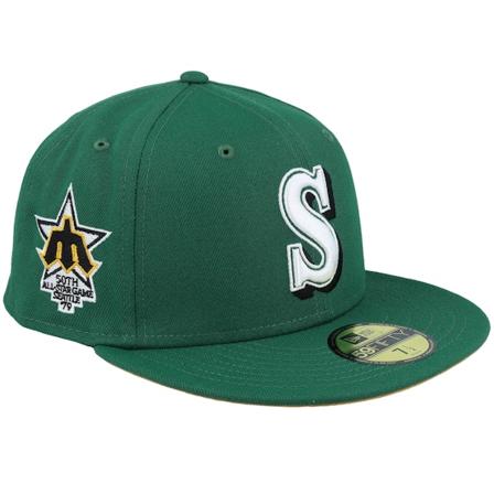 New Era - Seattle Mariners Squad 59FIFTY All Star Game 79 Emerald/Tan Fitted Fitted Green Cap - MLB @ Hatstore