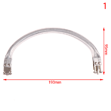 Cloud Doctor Väskram Metall Aluminium Tubram Handtag för Väska