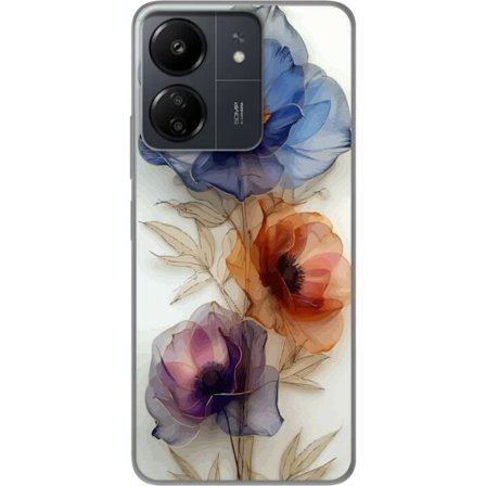 Mobilskal till Xiaomi Redmi 13C med Silkesblommor