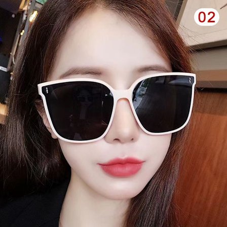 Klassiska vintage fyrkantiga solglasögon dam överdimensionerade solglasögon Wo