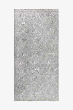 KM Home - Tvättbar matta Castello - Grå - Lugg & ryamattor - 80X150 - Från Homeroom